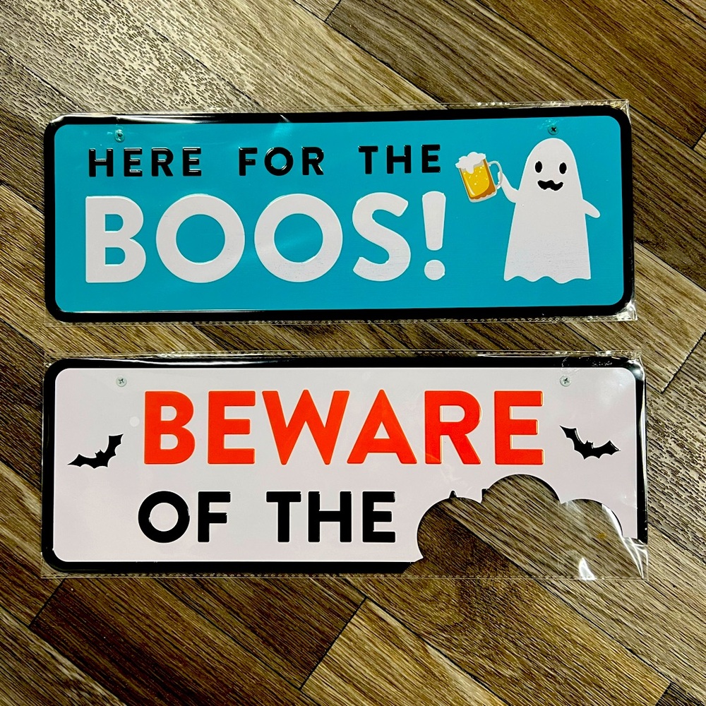 Halloween Metal Signs